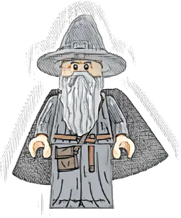 Gandalf the Grey - Wizard / Witch Hat, Robe, Spongy Cape
