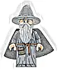 Minifigurka LEGO® lor125 Gandalf the Grey - Wizard / Witch Hat, Robe, Spongy Cape