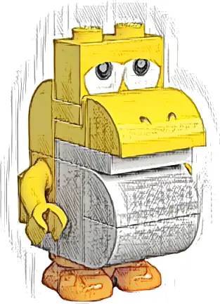 Minifigurka LEGO® mar0128 Baby Yoshi, Super Mario, Series 5 (Character Only)