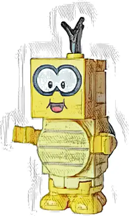 Minifigurka LEGO® mar0188 Lakitu - Yellow Legs