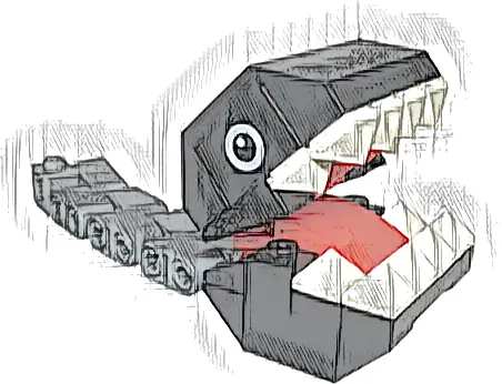 Minifigurka LEGO® mar0205 Chain Chomp - Technic Brick Attachment