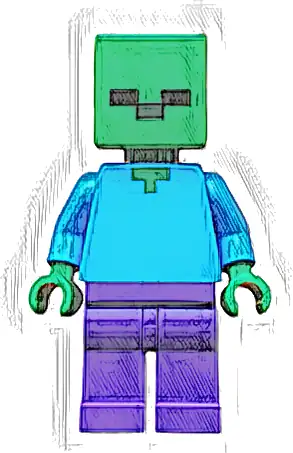 Zombie - Dark Purple Legs