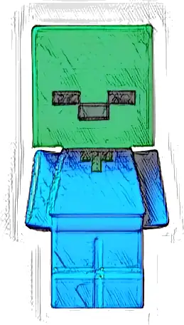 Baby Zombie - Printed Torso