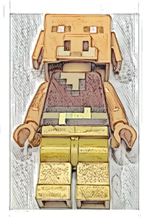 Piglin - Pearl Gold Legs