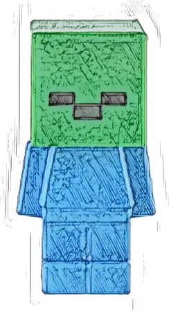 Baby Zombie - Plain Torso (Chicken Jockey)