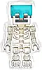 Minifigurka LEGO® min178 Skeleton, Minecraft - Medium Azure Helmet