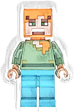 Alex - Medium Azure Legs, Angry