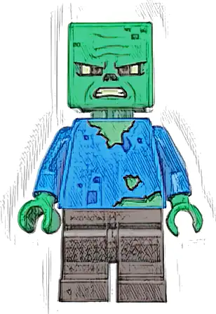 Baby Zombie - A Minecraft Movie (Chicken Jockey)