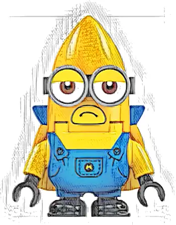 Mega Minion Gus - Bright Light Orange Head, Yellow Arms and Body