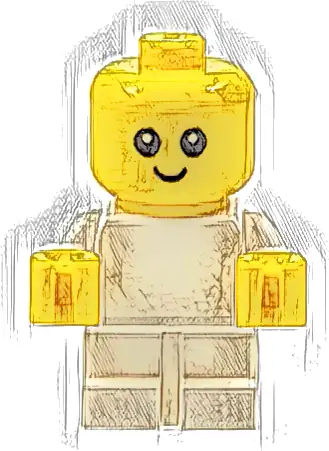 Baby - White Body with Yellow Hands, Head with Neck