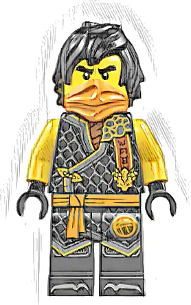 Cole - Dragons Rising, Tournament Armor, Orange Bandana