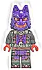 Minifigurka LEGO® njo0895 Wolf Mask Warrior - Dark Purple and Red Mask