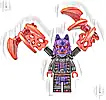 Minifigurka LEGO® njo0899 Wolf Mask Warrior - Dark Purple and Red Mask, Energy Claws