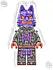 Minifigurka LEGO® njo0903 Wolf Mask Warrior - Dark Purple and Red Mask, Neck Bracket