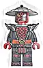 Minifigurka LEGO® njo0924 Drix - Pearl Dark Gray Shoulder Armor