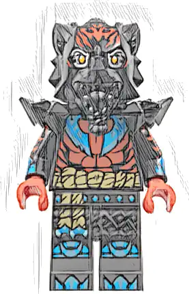 Lord Ras - Red Markings, Black Shoulder Armor