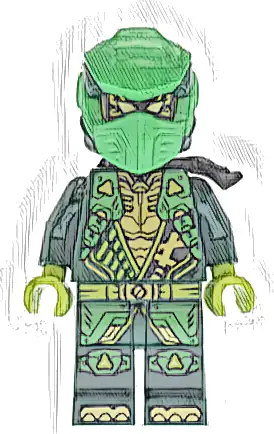 Lloyd - Dragons Rising, Tunic with Shoulder Armor, Head Wrap, Scabbard