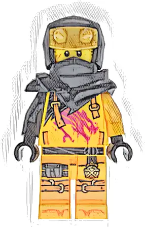 Arin - Shirt with Magenta Dragon, Hood with Horns