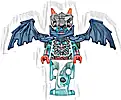 Minifigurka LEGO® njo0989 Spectral Dragonian Warrior - Dragon Backpack