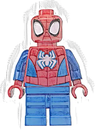 Spidey (Spider-Man) - Medium Legs, White Spider Logo