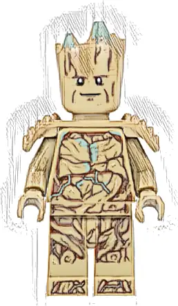 Groot, Teen Groot - Dark Tan with Shoulder Armor