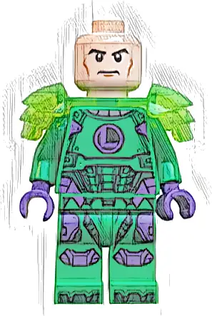 Lex Luthor - Bright Green Armor, Shoulder Pads