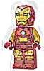 Minifigurka LEGO® sh1008 Iron Man - Dark Red and Gold Armor, Round Arc Reactor, Pearl Gold Arms, Helmet with Visor