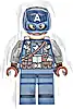 Minifigurka LEGO® sh1011 Captain America - Dark Blue Suit with Strap