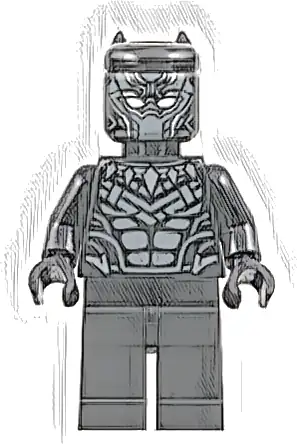 Black Panther - Dark Bluish Gray Armor