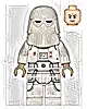 Minifigurka LEGO® sw1102 Snowtrooper, Printed Legs, Dark Tan Hands, Frown