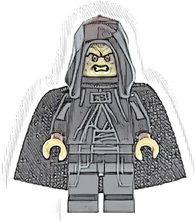 Emperor Palpatine - Hood Basic, Orange Eyes