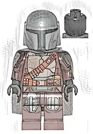 The Mandalorian / Din Djarin / 'Mando' - Silver Beskar Armor, Cape
