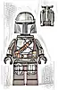 Minifigurka LEGO® sw1166 The Mandalorian / Din Djarin / 'Mando' - Silver Beskar Armor, Jet Pack