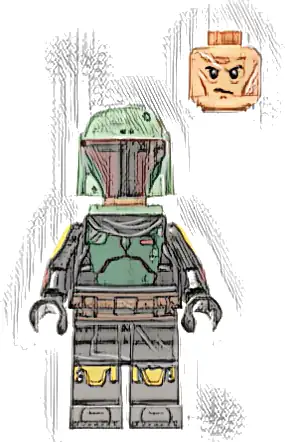Boba Fett - Repainted Beskar Armor, Jet Pack