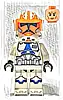 Minifigurka LEGO® sw1277 Clone Captain Vaughn, 501st Legion, 332nd Company (Phase 2) - Helmet with Holes and Togruta Markings, Orange Visor