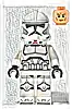 Minifigurka LEGO® sw1319 Clone Trooper (Phase 2) - Nougat Head