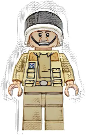 Captain Antilles - Dark Tan Shirt, Large Rank Badge