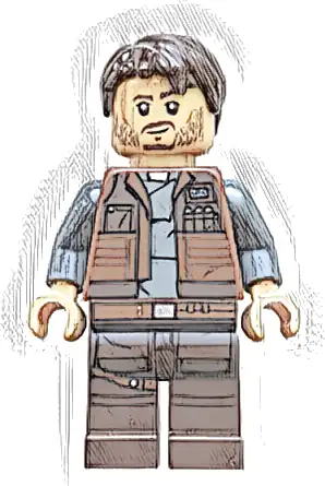 Cassian Andor - Reddish Brown Vest