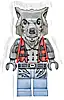 Minifigurka LEGO® twn527 Werewolf - Torn Red Flannel Shirt, Bare Chest with Fur and Muscles, Sand Blue Legs with Belt and Tears
