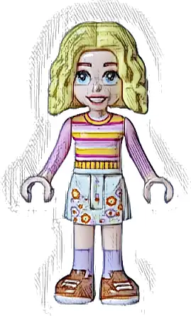 Enid Sinclair - Bright Pink Striped Sweater