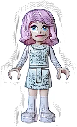 Enid Sinclair - White Sparkling Dress