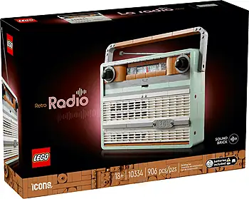 Pudełko zestawu LEGO® 10334 LEGO 10334 Icons Radio w stylu retro