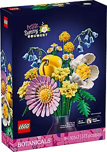 Pudełko zestawu LEGO® 10347 LEGO 10347 Botanicals Mały bukiet żółtych kwiatów