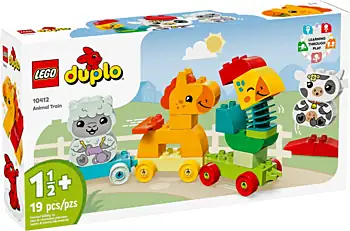 Pudełko zestawu LEGO® 10412 LEGO 10412 Duplo Pociąg ze zwierzątkami