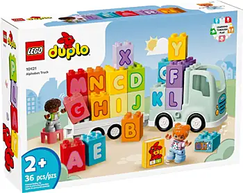 Pudełko zestawu LEGO® 10421 LEGO 10421 Duplo Ciężarówka z alfabetem