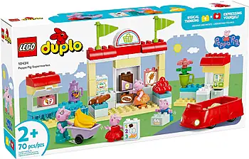 Pudełko zestawu LEGO® 10434 LEGO 10434 Duplo Peppa i supermarket