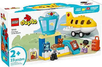 Pudełko zestawu LEGO® 10443 LEGO 10443 Duplo Pierwszy raz na lotnisku