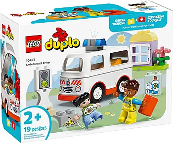 Pudełko zestawu LEGO® 10447 LEGO 10447 Duplo Karetka z kierowcą
