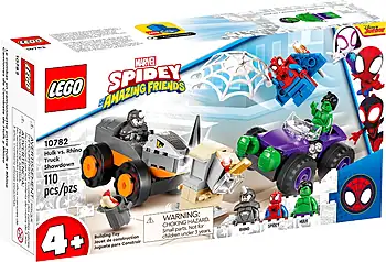 Pudełko zestawu LEGO® 10782 LEGO 10782 Marvel Hulk kontra Rhino — starcie pojazdów