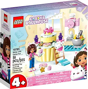 Pudełko zestawu LEGO® 10785 LEGO 10785 Koci domek Gabi Pieczenie tortu z Łakotkiem